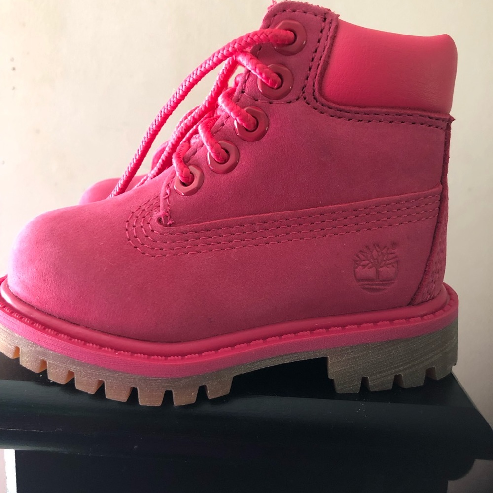 Pink Timberlands